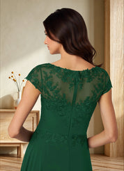 Augday Shonda Lace Chiffon Dress