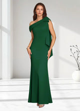 Augday Myers Mermaid Pleated Stretch Crepe Dress