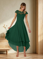 Augday Shonda Lace Chiffon Dress