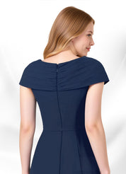 Augday Bailora Mermaid Ruched Chiffon Dress