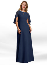 Augday Winnifred A-Line Beaded Chiffon Dress