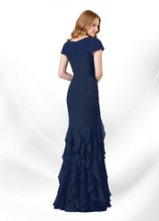 Augday Bailora Mermaid Ruched Chiffon Dress