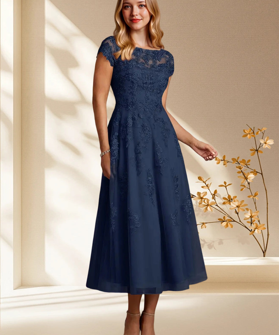 Augday Jolanda A-Line Lace Dress