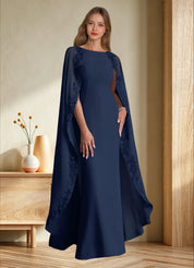 Augday Artemisia Sheath Lace Chiffon Dress