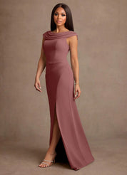 Augday Irvine A-Line Pleated Chiffon Dress