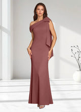 Augday Myers Mermaid Pleated Stretch Crepe Dress