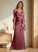 Augday Nampa Sheath Pleated Mesh Dress