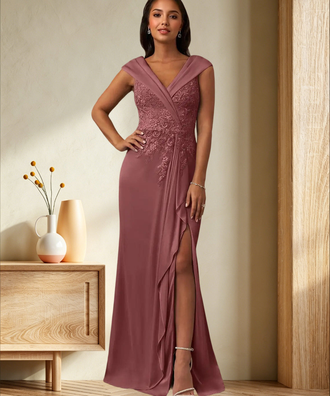 Augday Calathea A-Line Lace Dress