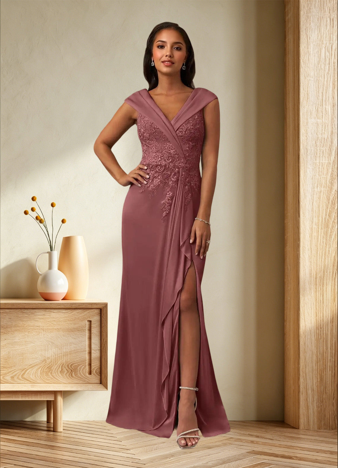 Augday Calathea A-Line Lace Dress
