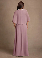 Augday Winnifred A-Line Beaded Chiffon Dress