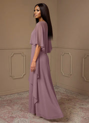 Augday Bowie A-Line Chiffon Dress
