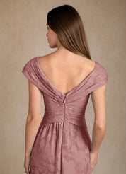 Augday Myrtle A-Line Pleated Floral Burnout Dress