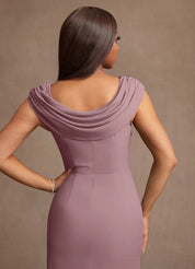 Augday Irvine A-Line Pleated Chiffon Dress