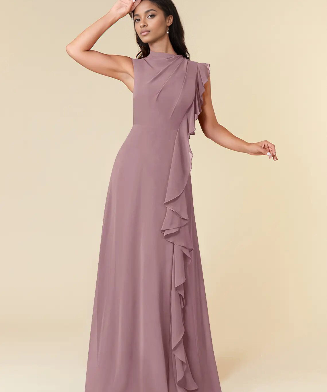 DustyRoseA-LineHighNecklinePleatedChiffonDress.jpg