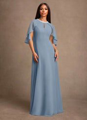 Augday Winnifred A-Line Beaded Chiffon Dress