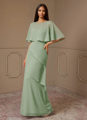 Augday Bowie A-Line Chiffon Dress