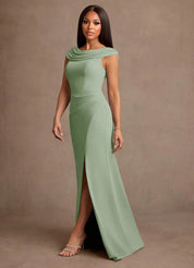 Augday Irvine A-Line Pleated Chiffon Dress