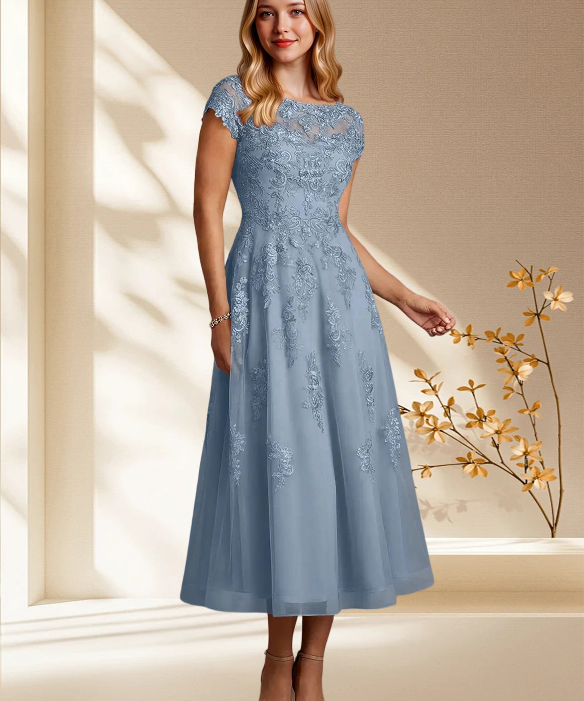 Augday Jolanda A-Line Lace Dress