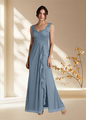 Augday Edelin A-Line Sweetheart Neckline Pleated Mesh Dress