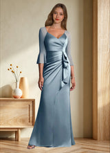Augday Nampa Sheath Pleated Mesh Dress