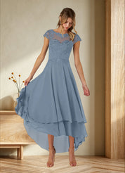 Augday Shonda Lace Chiffon Dress