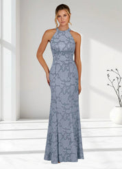 Augday Tyra Mermaid Floral Burnout Dress