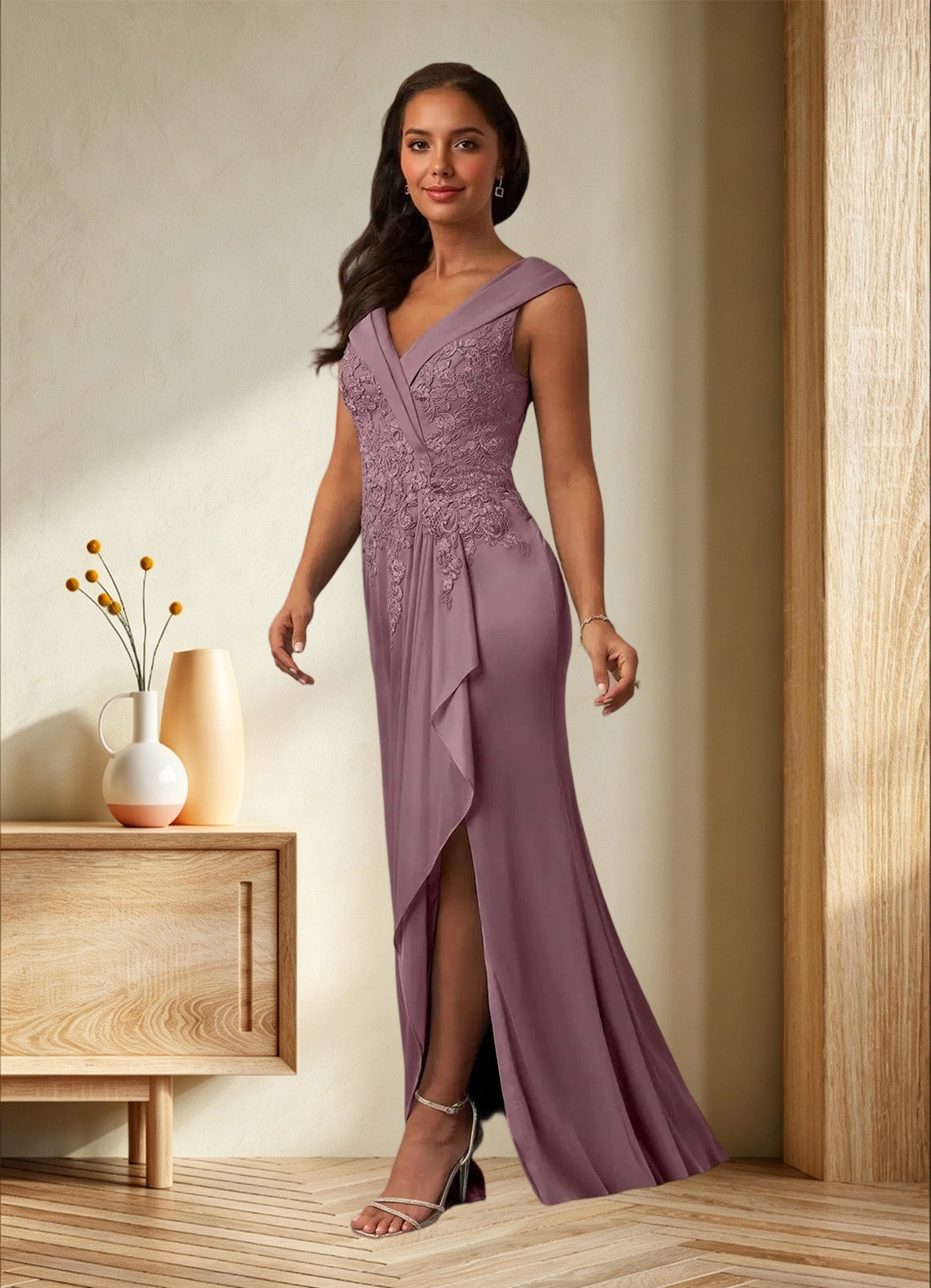 Augday Calathea A-Line Lace Dress