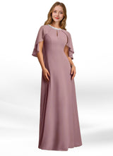 Augday Winnifred A-Line Beaded Chiffon Dress