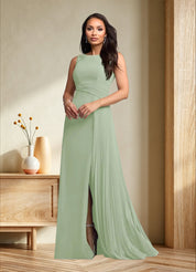Augday Galvan A-Line Sequins Chiffon Dress