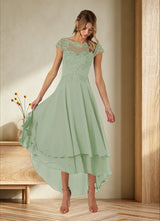Augday Shonda Lace Chiffon Dress