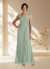 Augday Edelin A-Line Sweetheart Neckline Pleated Mesh Dress