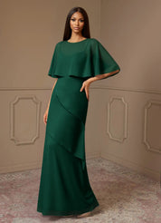 Augday Bowie A-Line Chiffon Dress