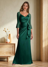 Augday Nampa Sheath Pleated Mesh Dress