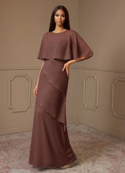 Augday Bowie A-Line Chiffon Dress