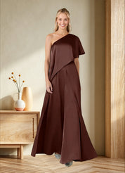Augday Hagretta Jumpsuit/Pantsuit Stretch Satin Dress