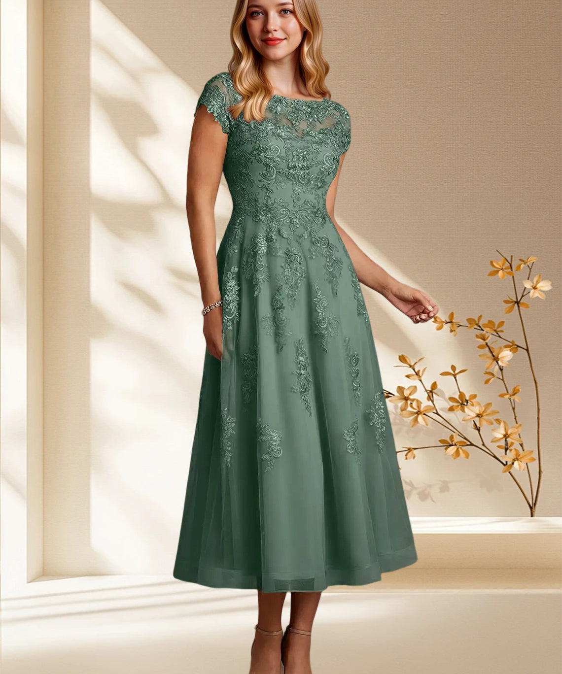 Augday Jolanda A-Line Lace Dress