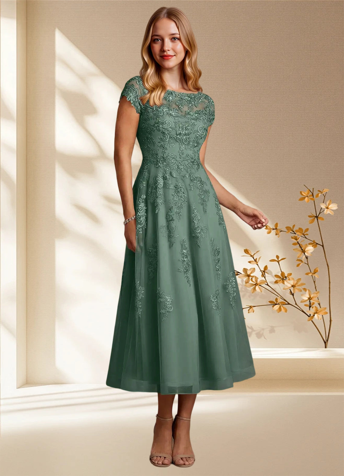 Augday Jolanda A-Line Lace Dress