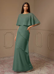 Augday Bowie A-Line Chiffon Dress