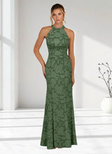 Augday Tyra Mermaid Floral Burnout Dress