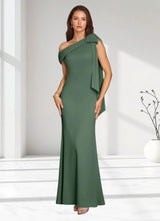 Augday Myers Mermaid Pleated Stretch Crepe Dress