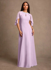 Augday Winnifred A-Line Beaded Chiffon Dress