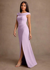 Augday Irvine A-Line Pleated Chiffon Dress
