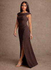 Augday Irvine A-Line Pleated Chiffon Dress