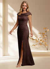 Augday Irvine A-Line Pleated Floral BurnoutDress