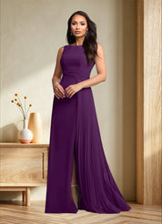 Augday Galvan A-Line Sequins Chiffon Dress