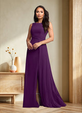 Augday Galvan A-Line Sequins Chiffon Dress
