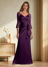 Augday Nampa Sheath Pleated Mesh Dress
