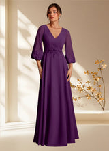 Augday Yorba A-Line Lace Chiffon Dress