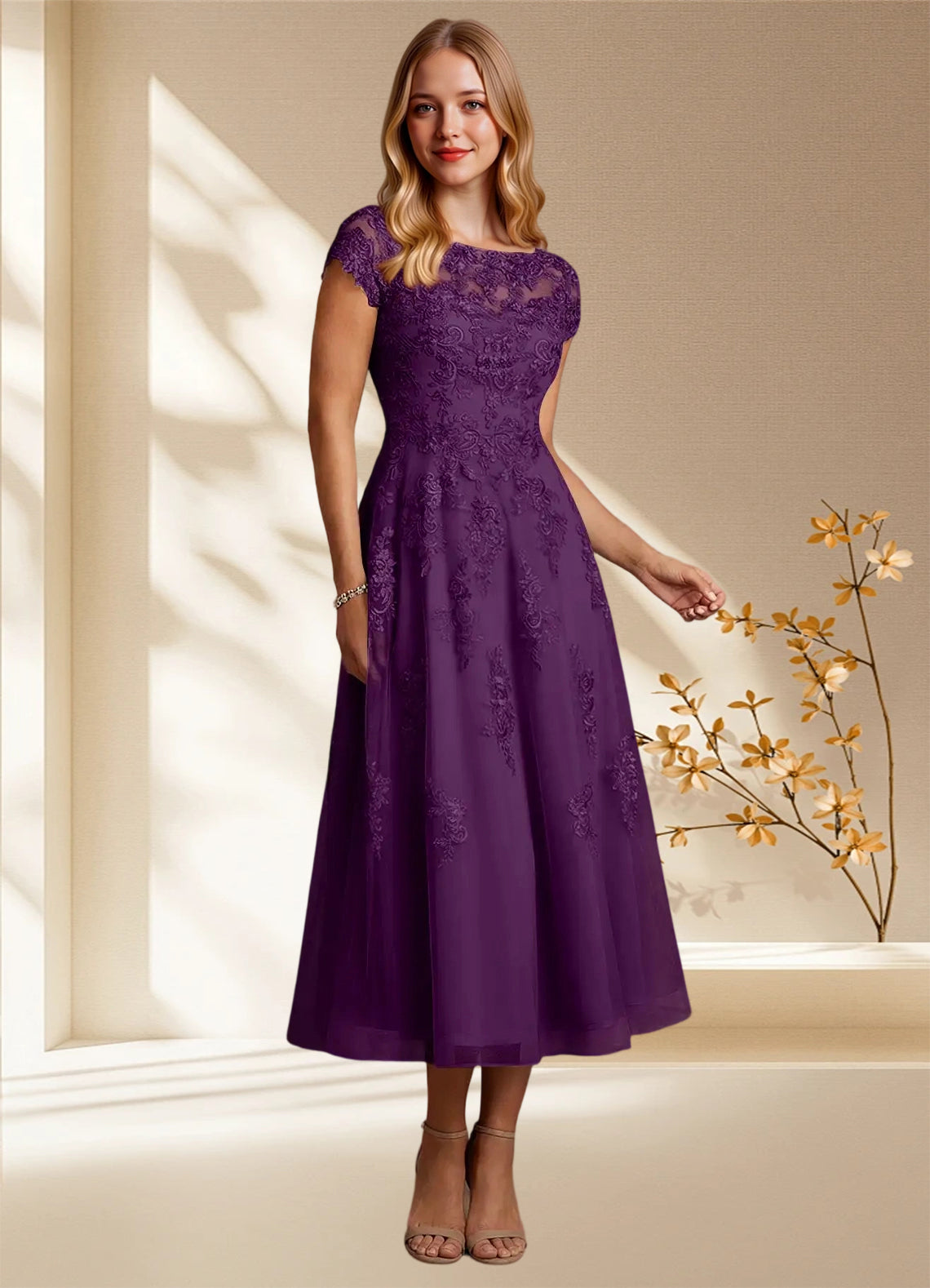 Augday Jolanda A-Line Lace Dress