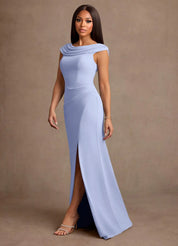 Augday Irvine A-Line Pleated Chiffon Dress